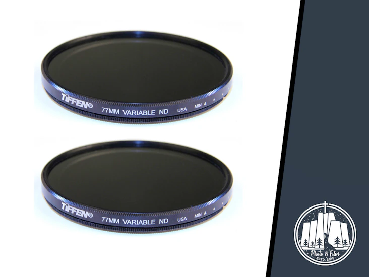 Tiffen variable nd (vnd) filter 77mm x2