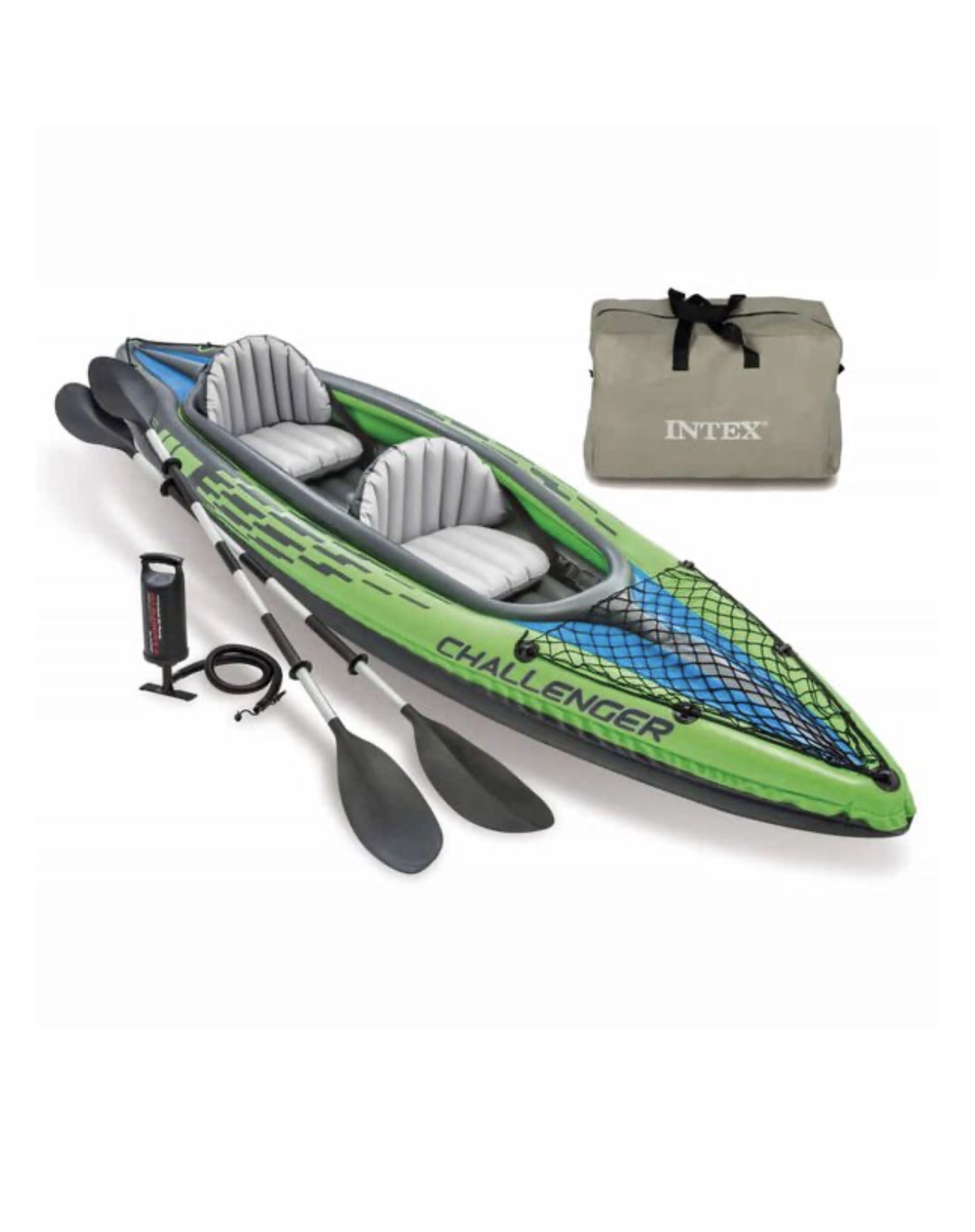 Uppblåsbar kajak challenger k2 351x76x38 cm 