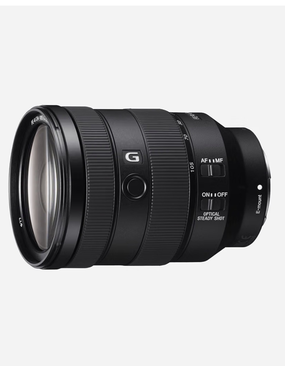 Sony24-105mm f/4 g oss e-mount full-frame standard zoom lens – ideal for travel,