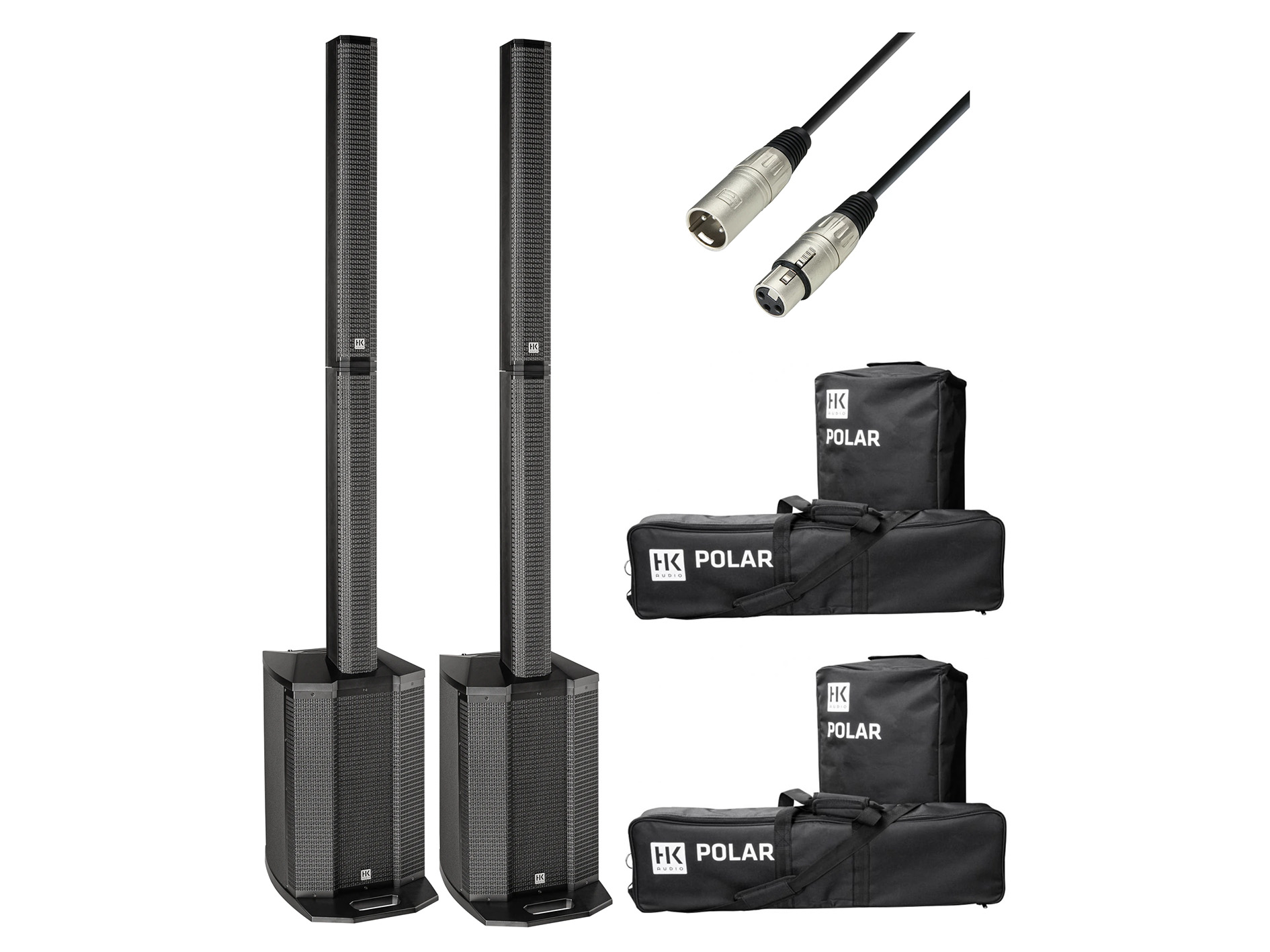 Hk audio polar 12 column speakers x 2