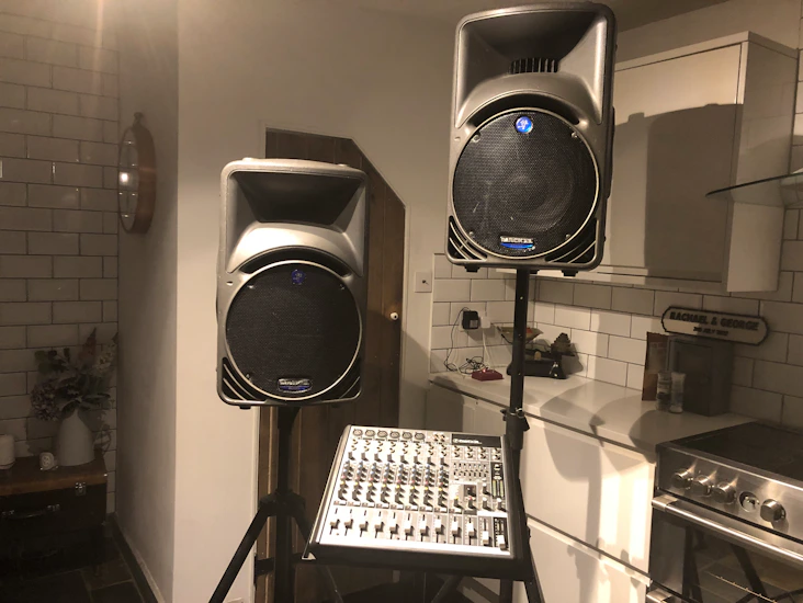 Pro mackie pa system- perfect for any size event