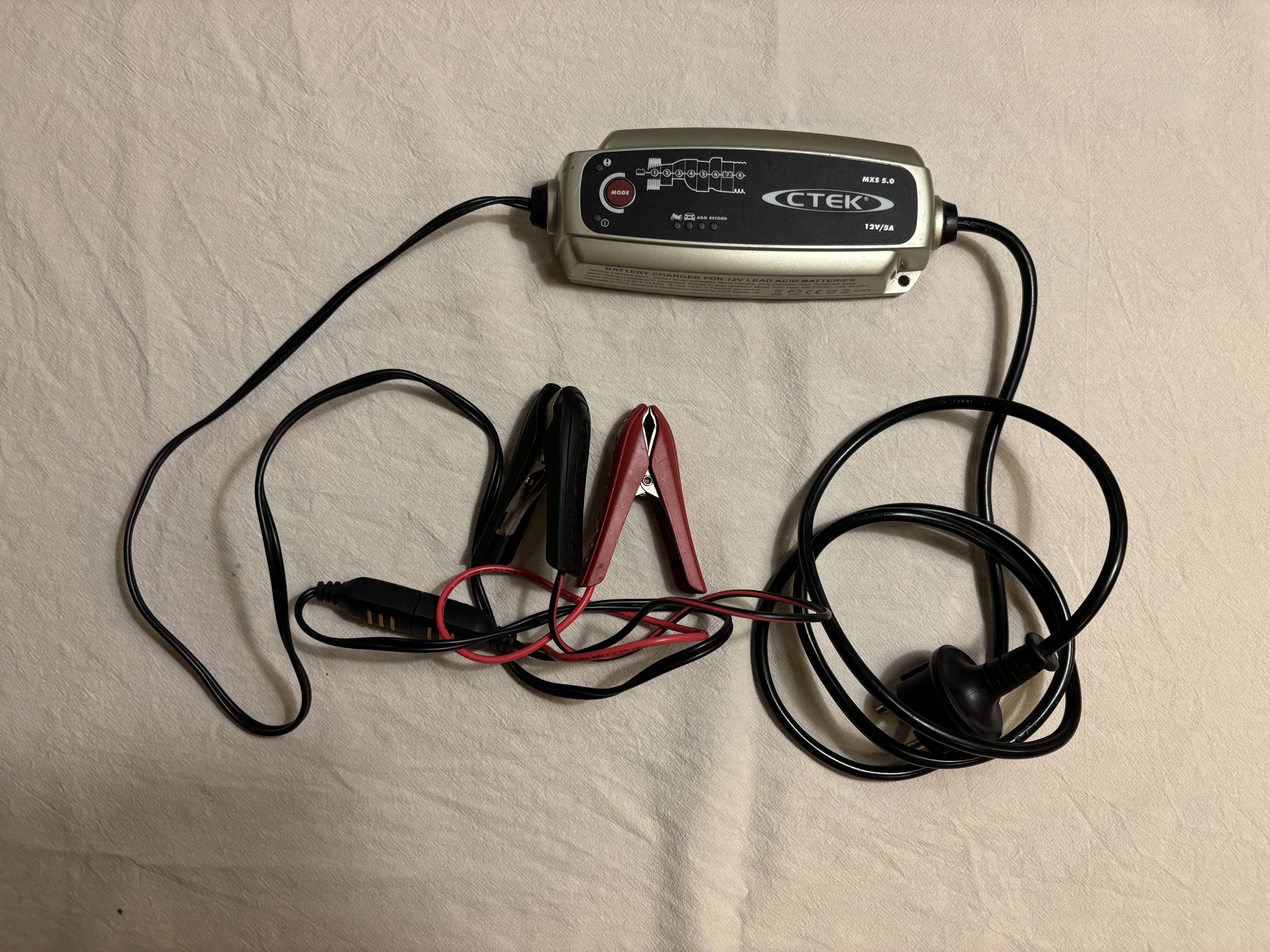 Ctek mxs 5.0 – smart batteriladdare 12v