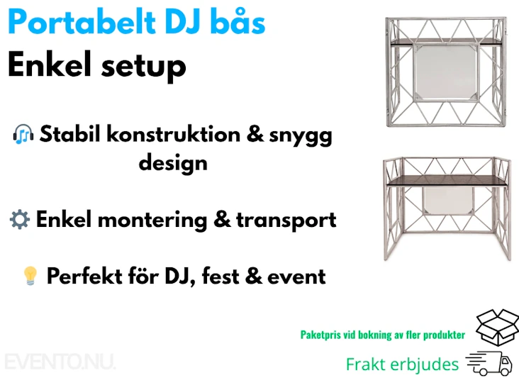 Dj-booth - snabb montering
