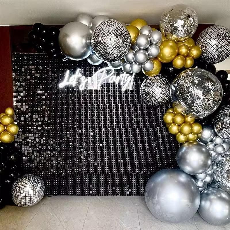 Shimmer wall backdrops & frame black
