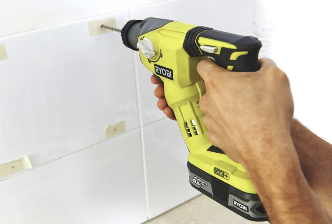 Batteridriven borrhammare 