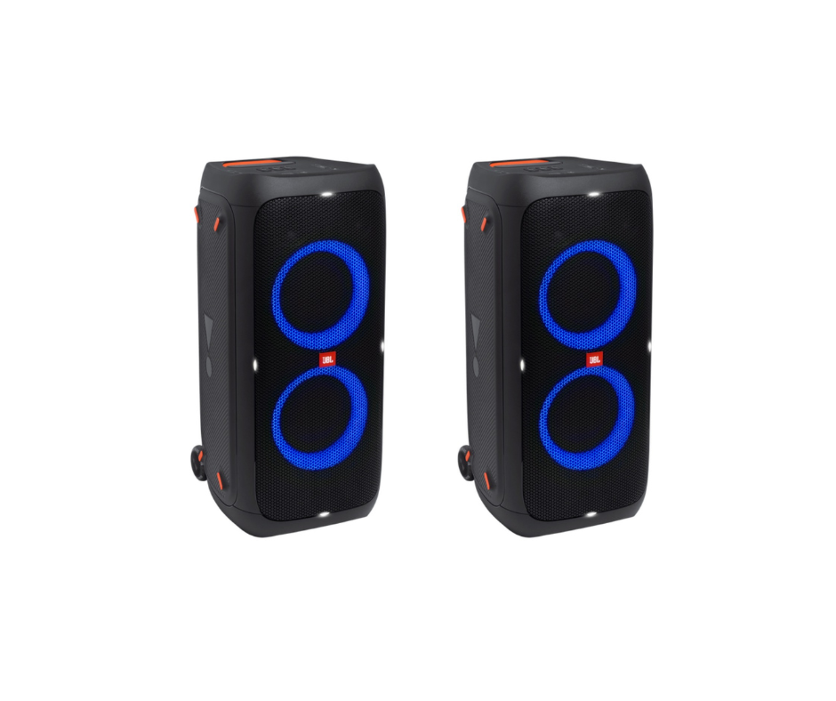 2x jbl partybox 320 speaker