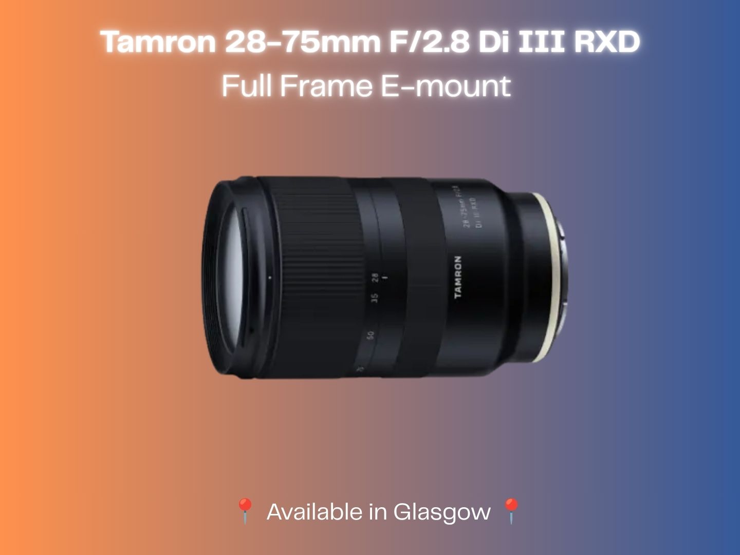 Tamron 28-75mm f/2.8 di iii rxd