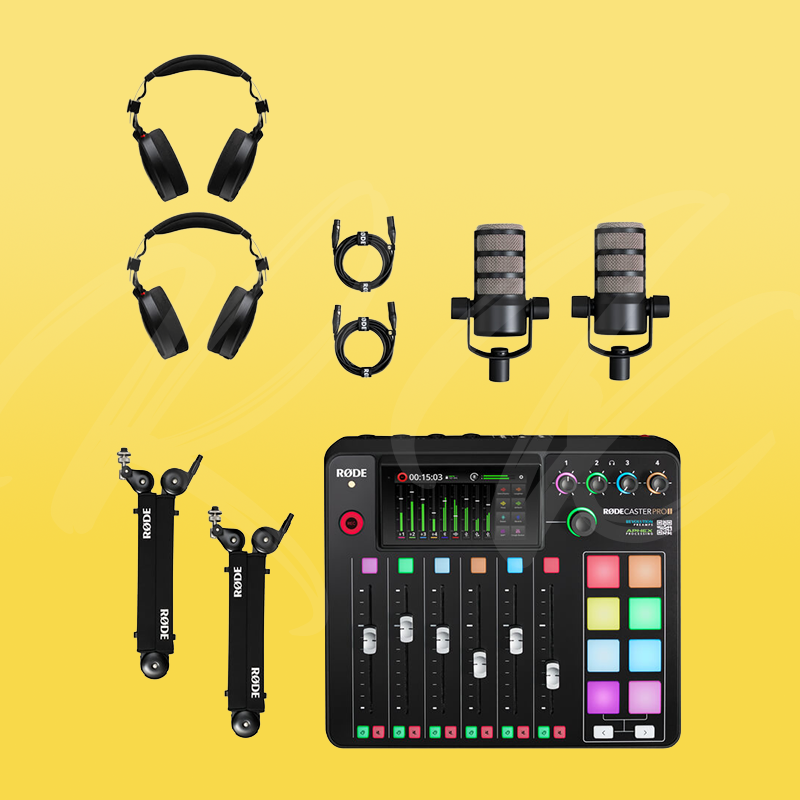 Rode rodecaster pro 2 two-person podcasting bundle