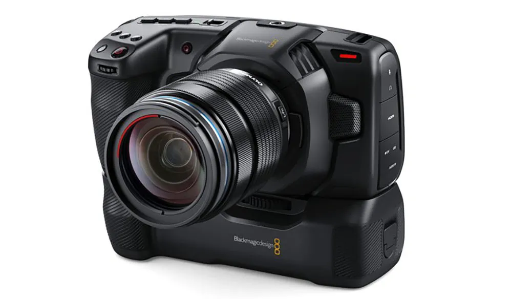 Blackmagic design pocket cinema 4k (with battery pack & $750 lens!)