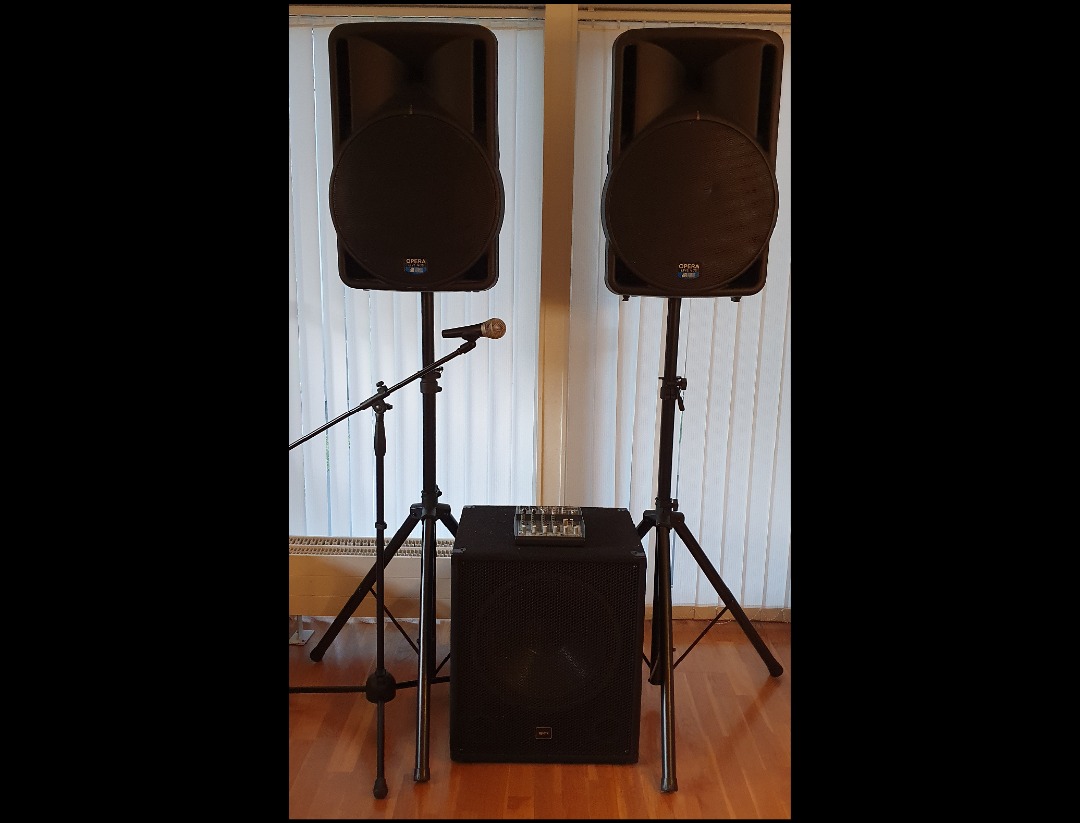 Högtalare och ljus till din fest!