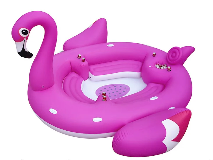 Oppblåsbar megaflamingo