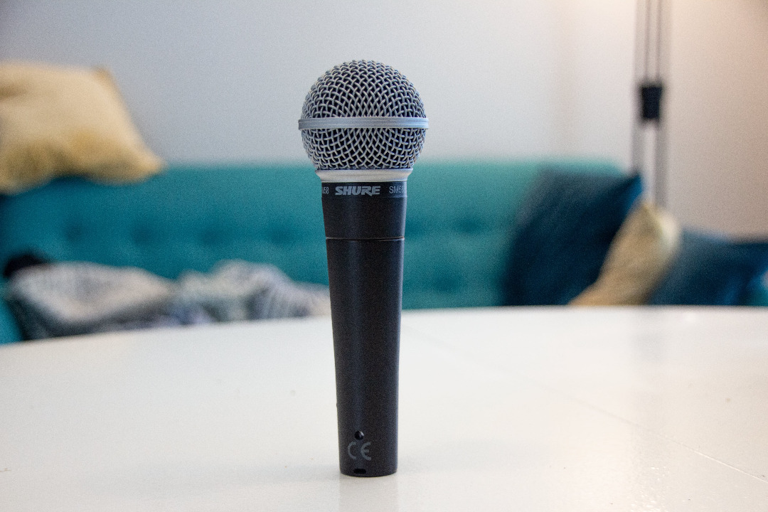Shure sm 58 med stativ