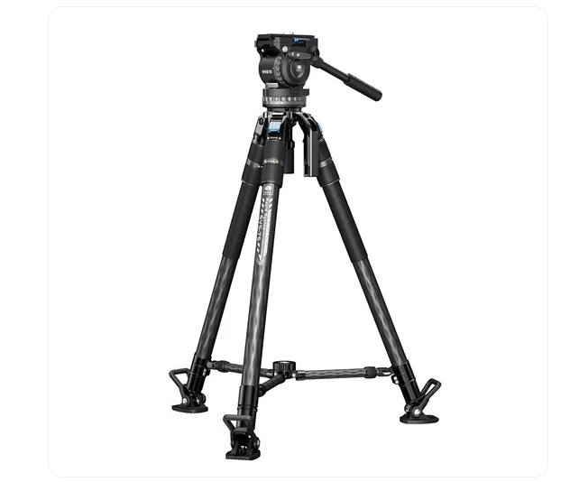 Sirui  svs75 rapid-system carbon fiber tripod with vhs10 fluid head heavy duty