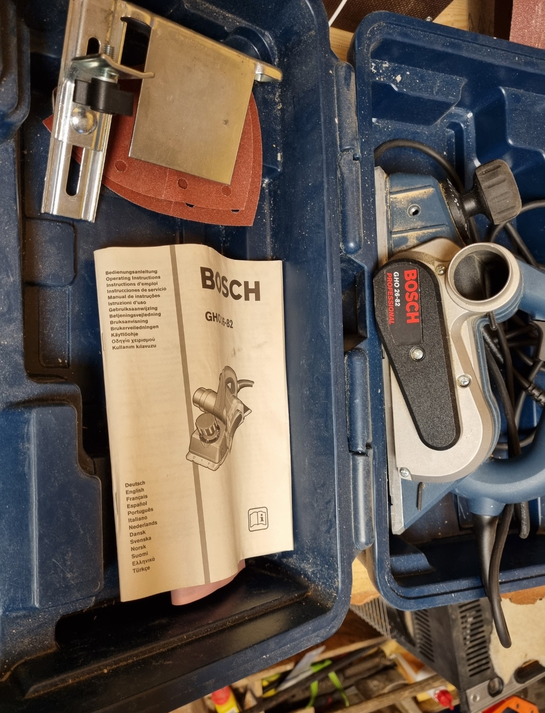 Elektrisk høvel fra bosch 