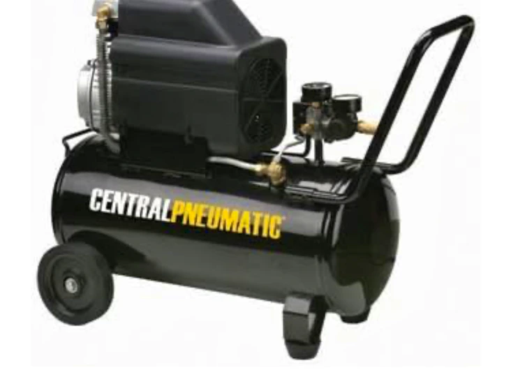 Central pneumatic 2 hp 8 gallon 125 psi portable air compressor