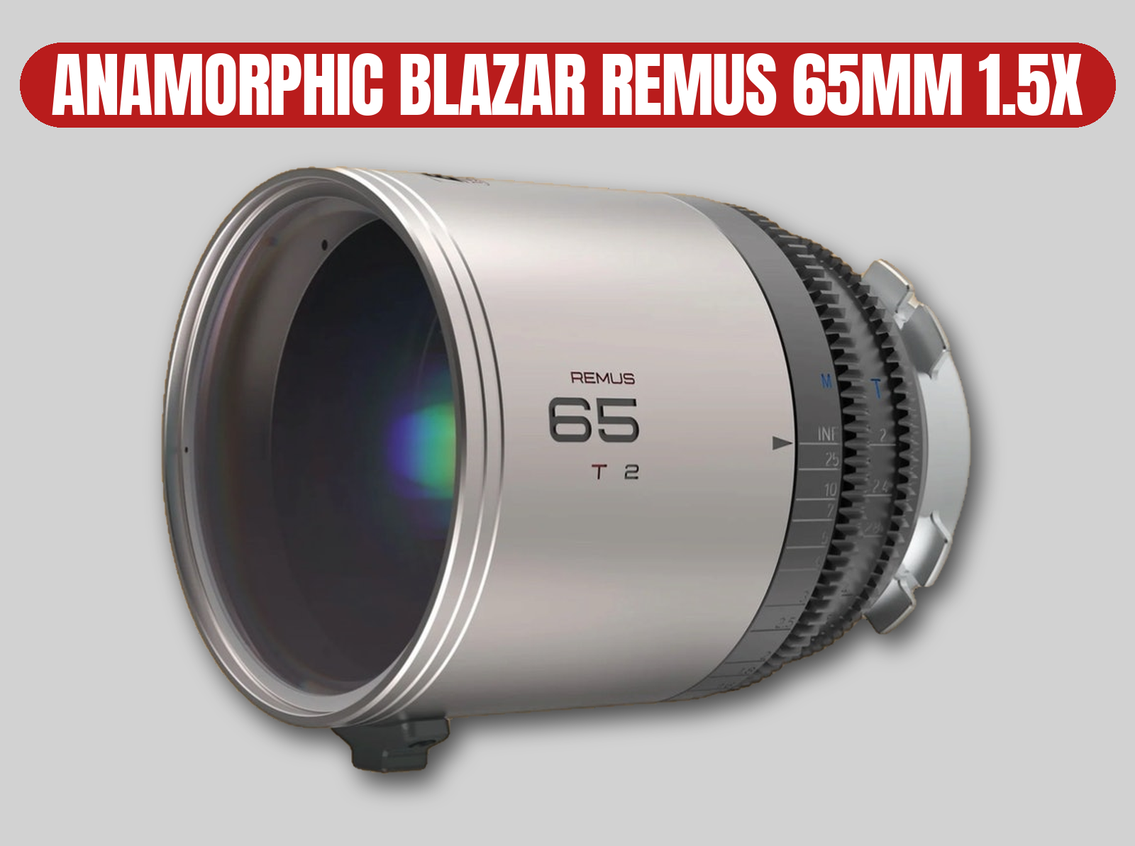 Blazar remus 65mm t2.0 anamorphic lens | 1.5x / cinematic / prime