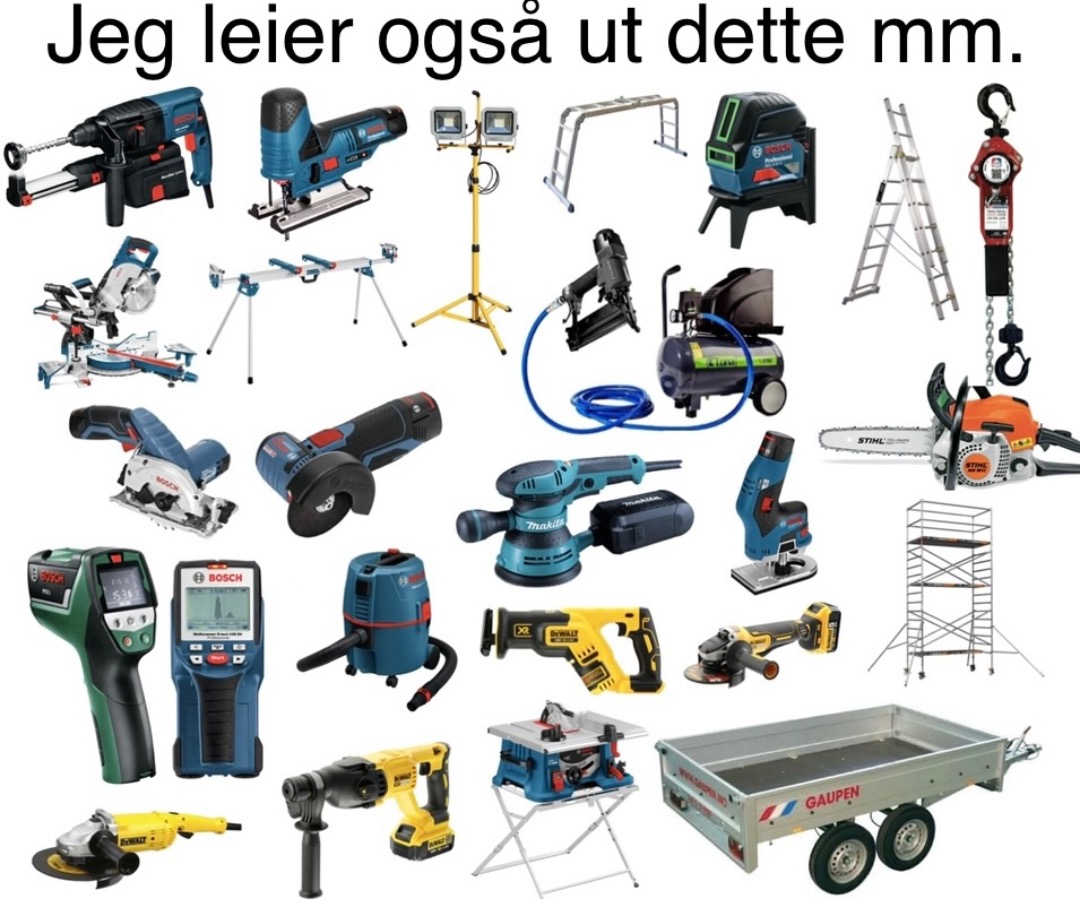 Lei Dykkertpistol på batteri DeWalt DCN680 av Jakobsen