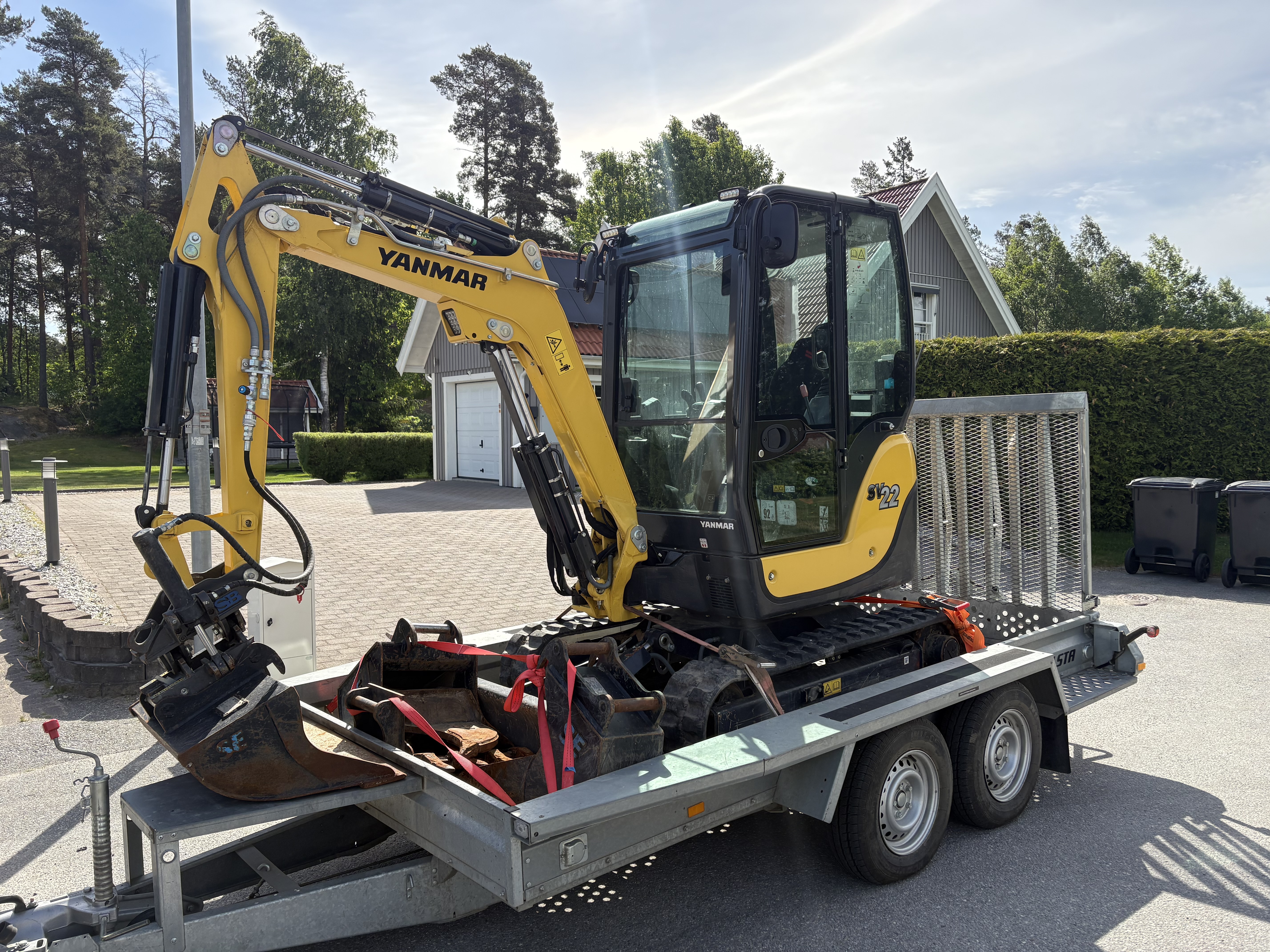 Minigrävare yanmnar 2,2 ton