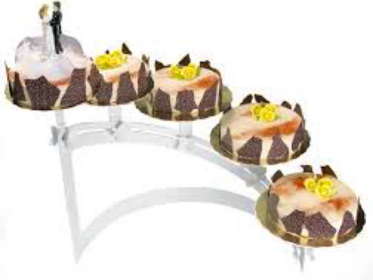 Tårtställning uppläggningsfat 5 vån +par