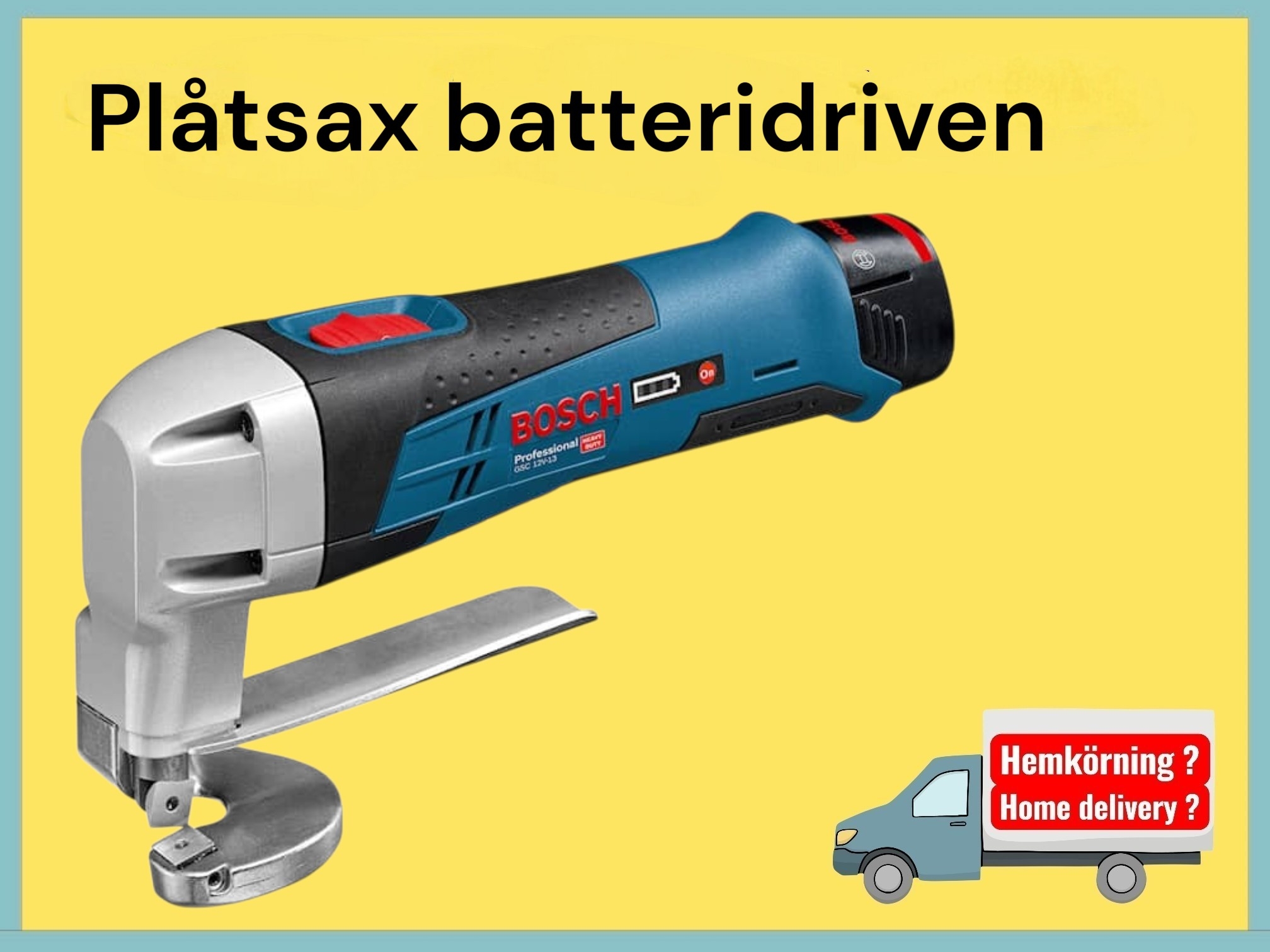 Batteridriven  plåtsax  proffs