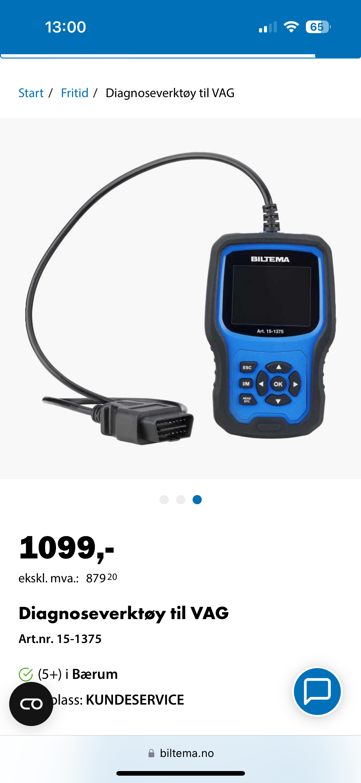 Diagnoseverktøy vag