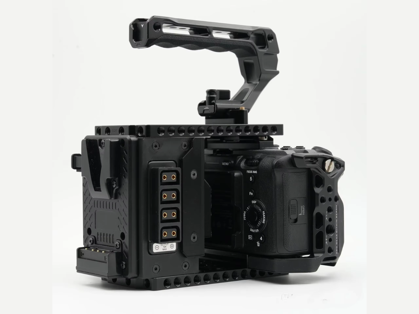 Sony fx3 (w/ tilta cage/lws) + cineback + cfexpress cards