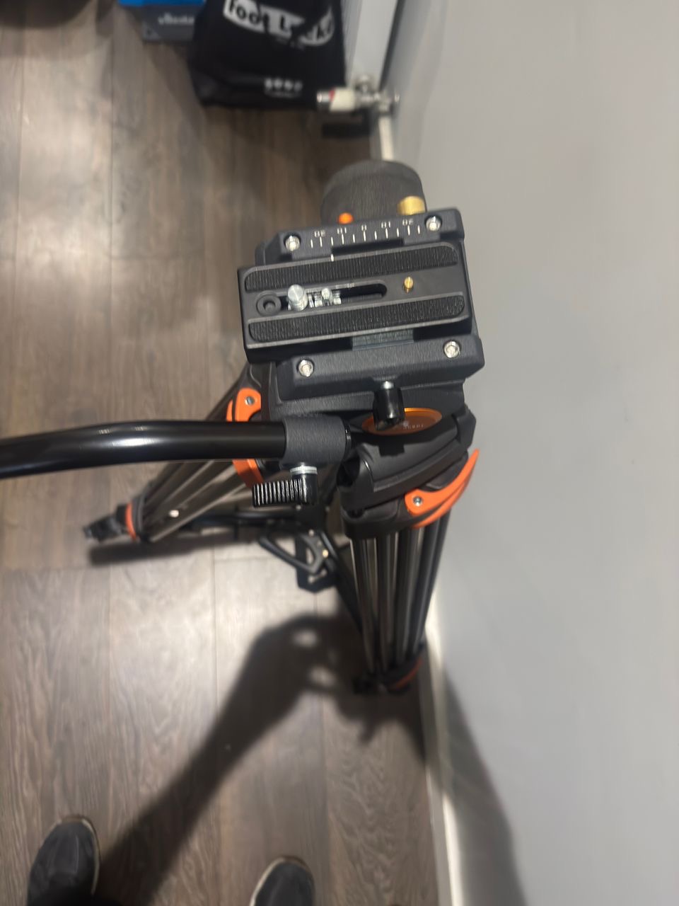 K&f concept 80"/202cm video tripod with fluid head, aluminium alloy heavy duty