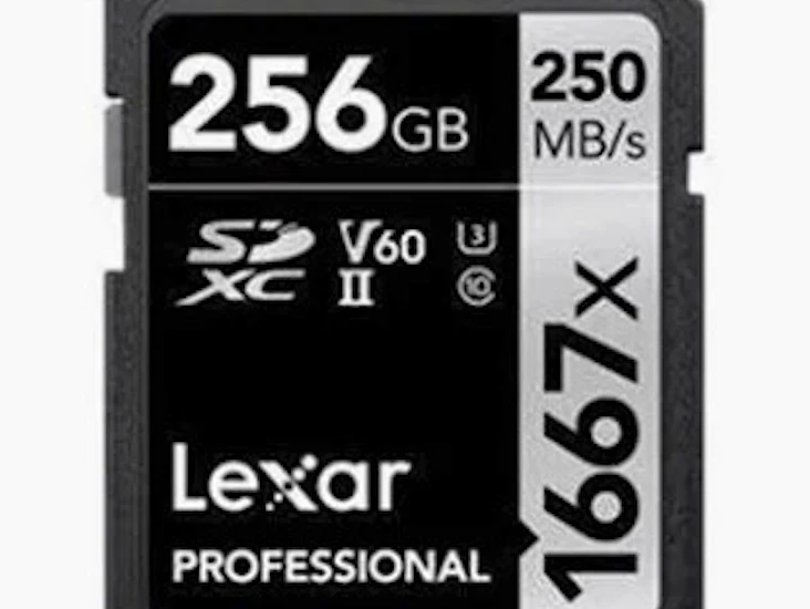 Lexar professional silver 1667x - 250mb/s - 256gb