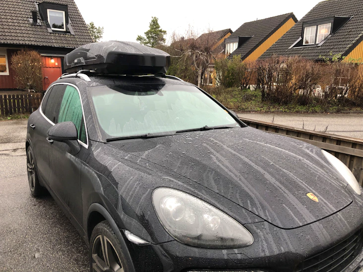 Takbox thule 500 liter porsche cayenne turbo