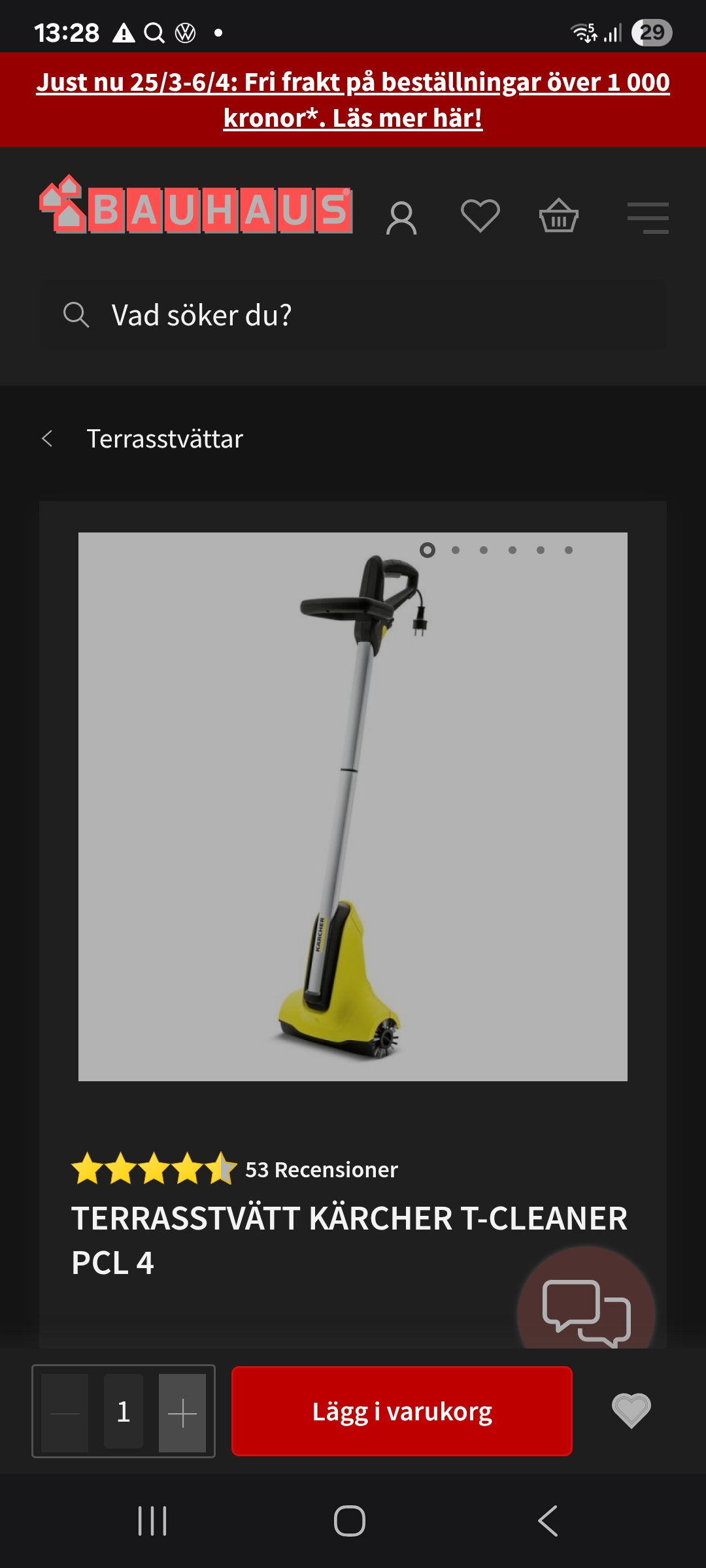 Altantvätt kärcher pcl4