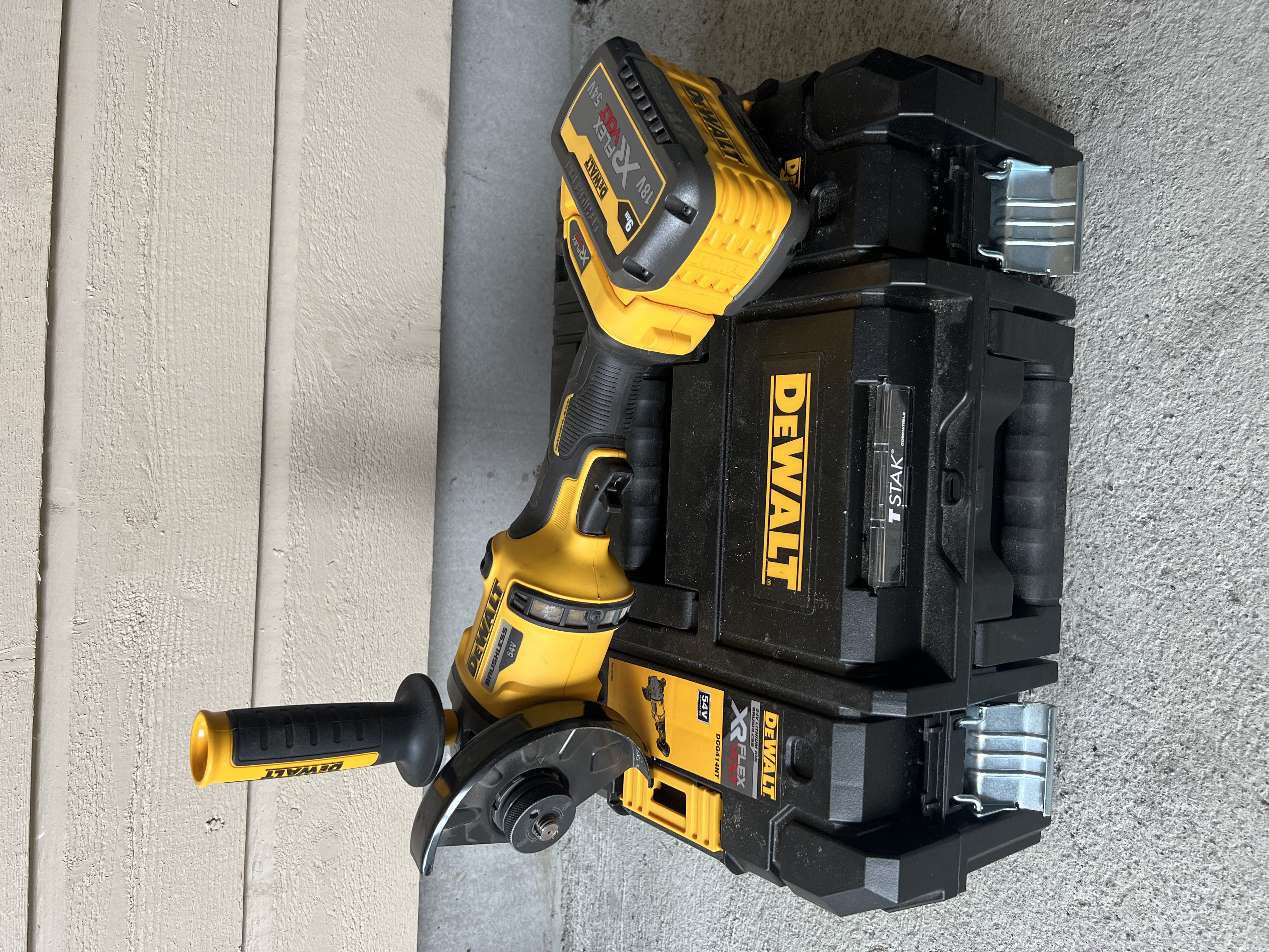 Dewalt vinkelsliper på batteri