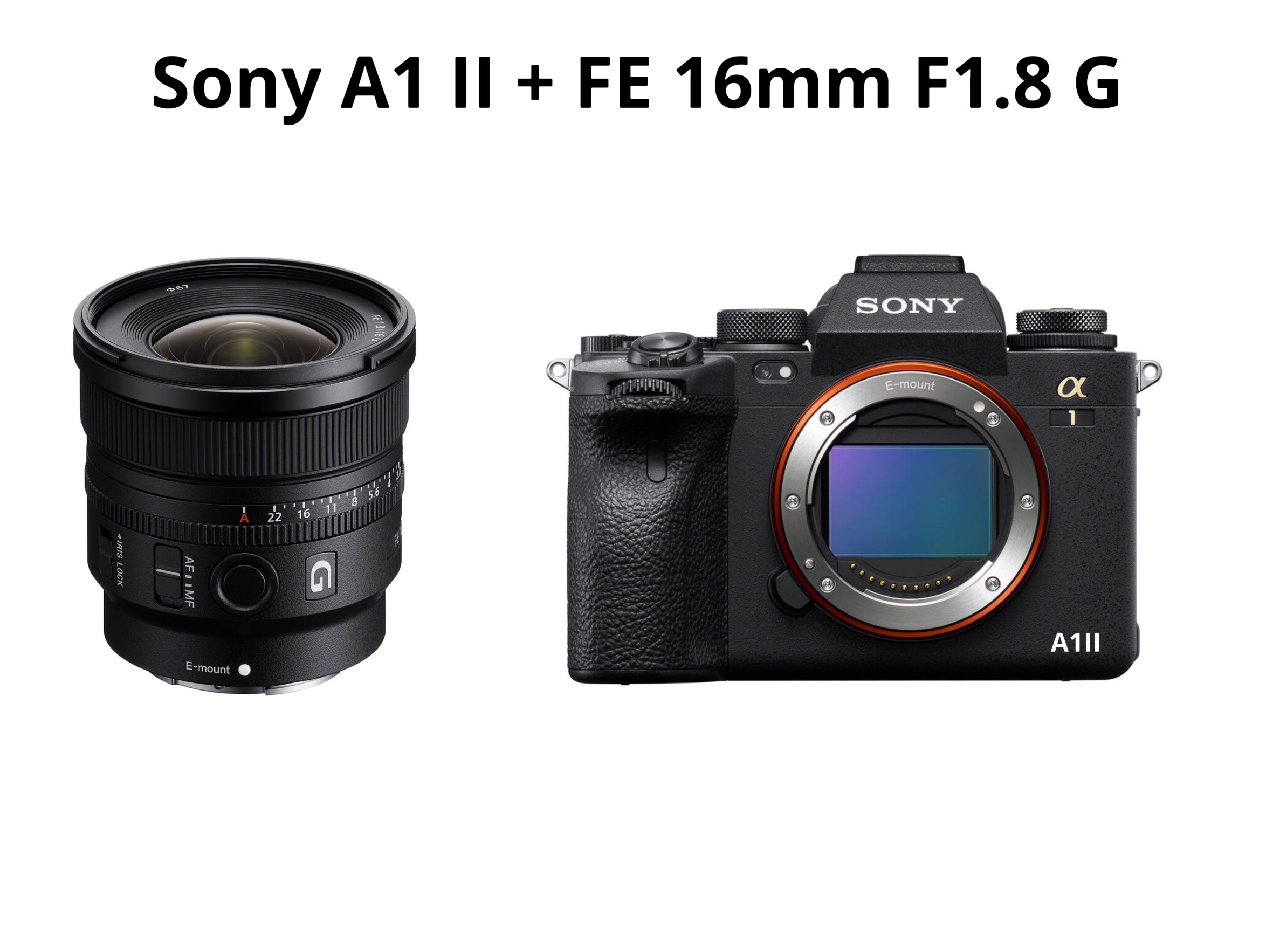 Sony a1 ii + fe 16mm f1.8 g 