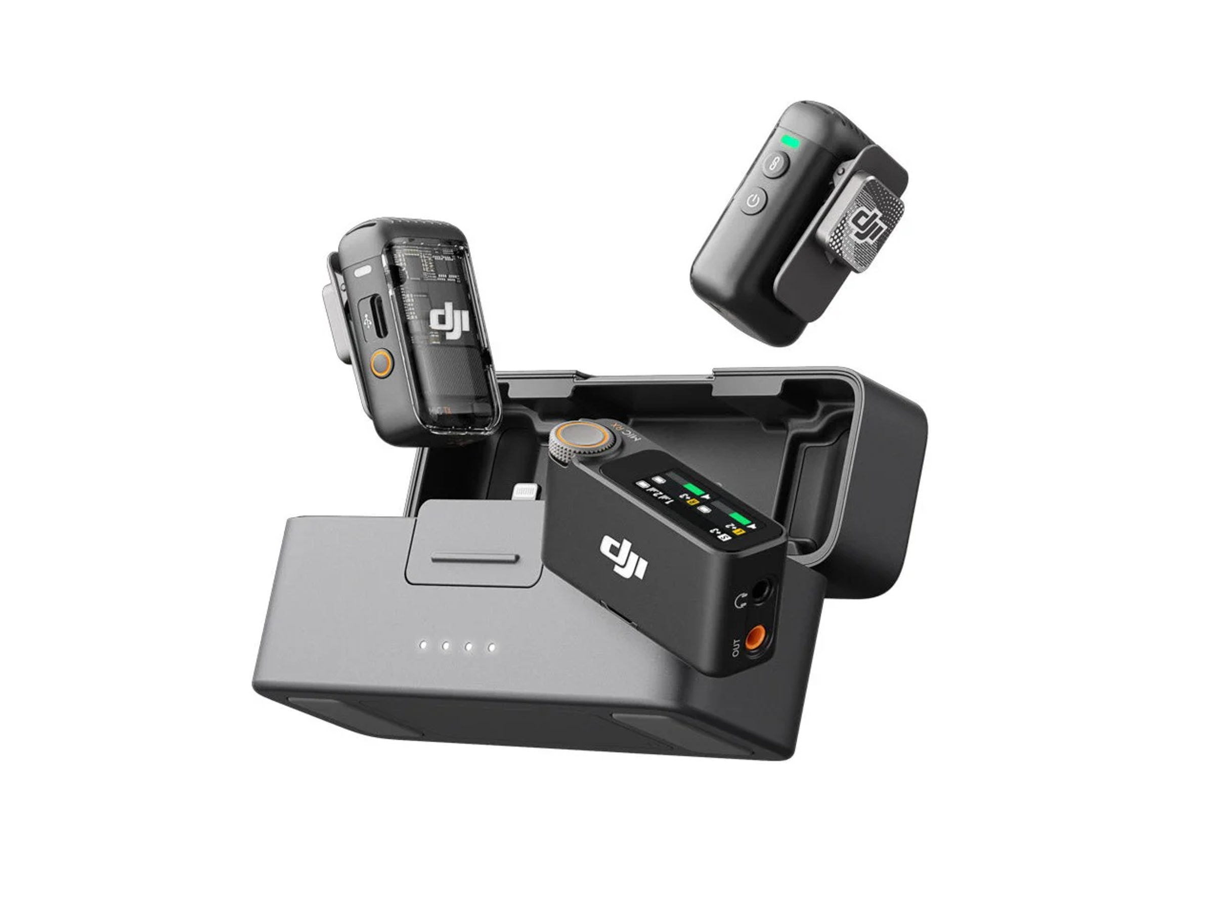 Dji mic 2’s with cold shoe camera adapter for sony cameras