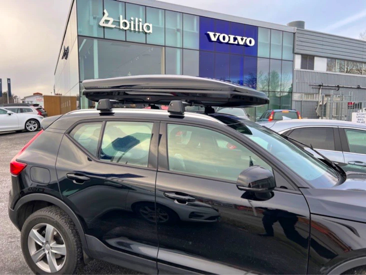 Takbox & räcke volvo original (thule)