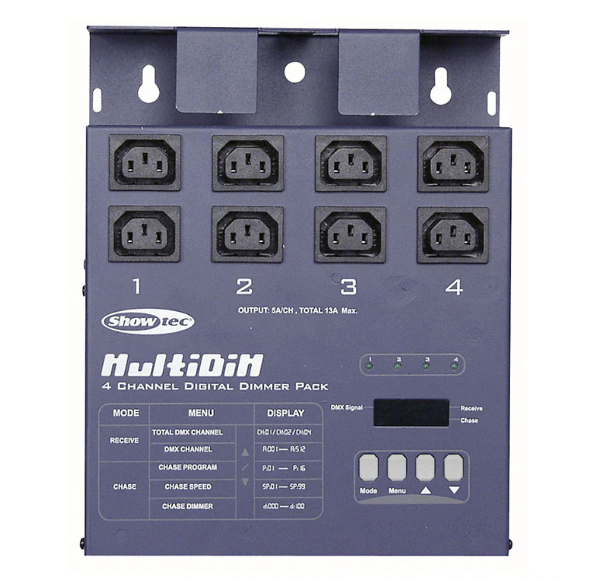 Showtec  multidim 4 channel digital dimmer pack
