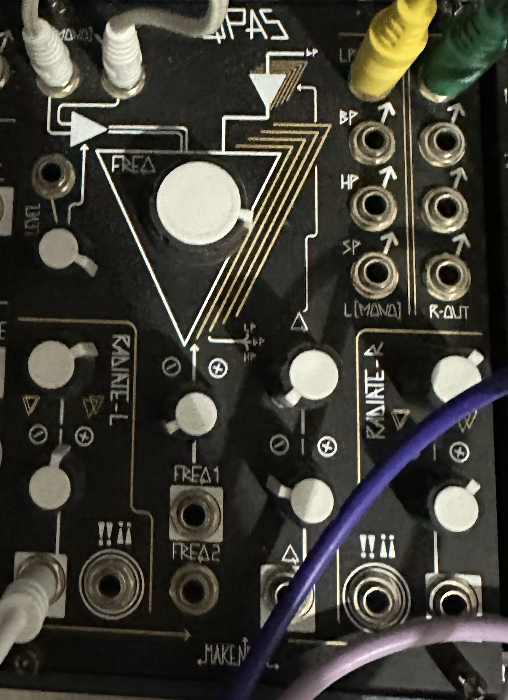 Make noise - qpas - eurorack synthesiser module - filter