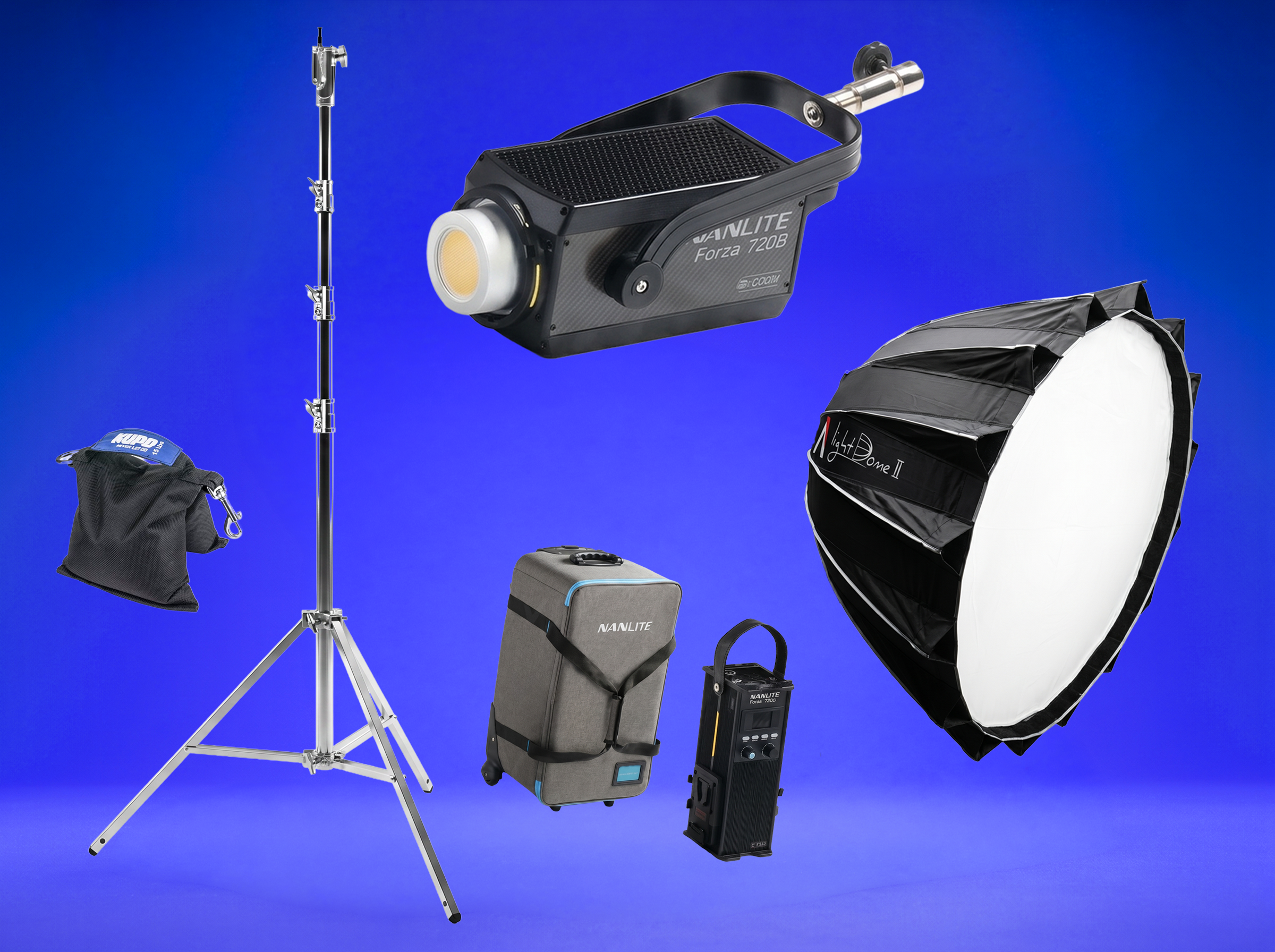 Nanlite 720b pro interview kit (like aputure 600d) | bi-color