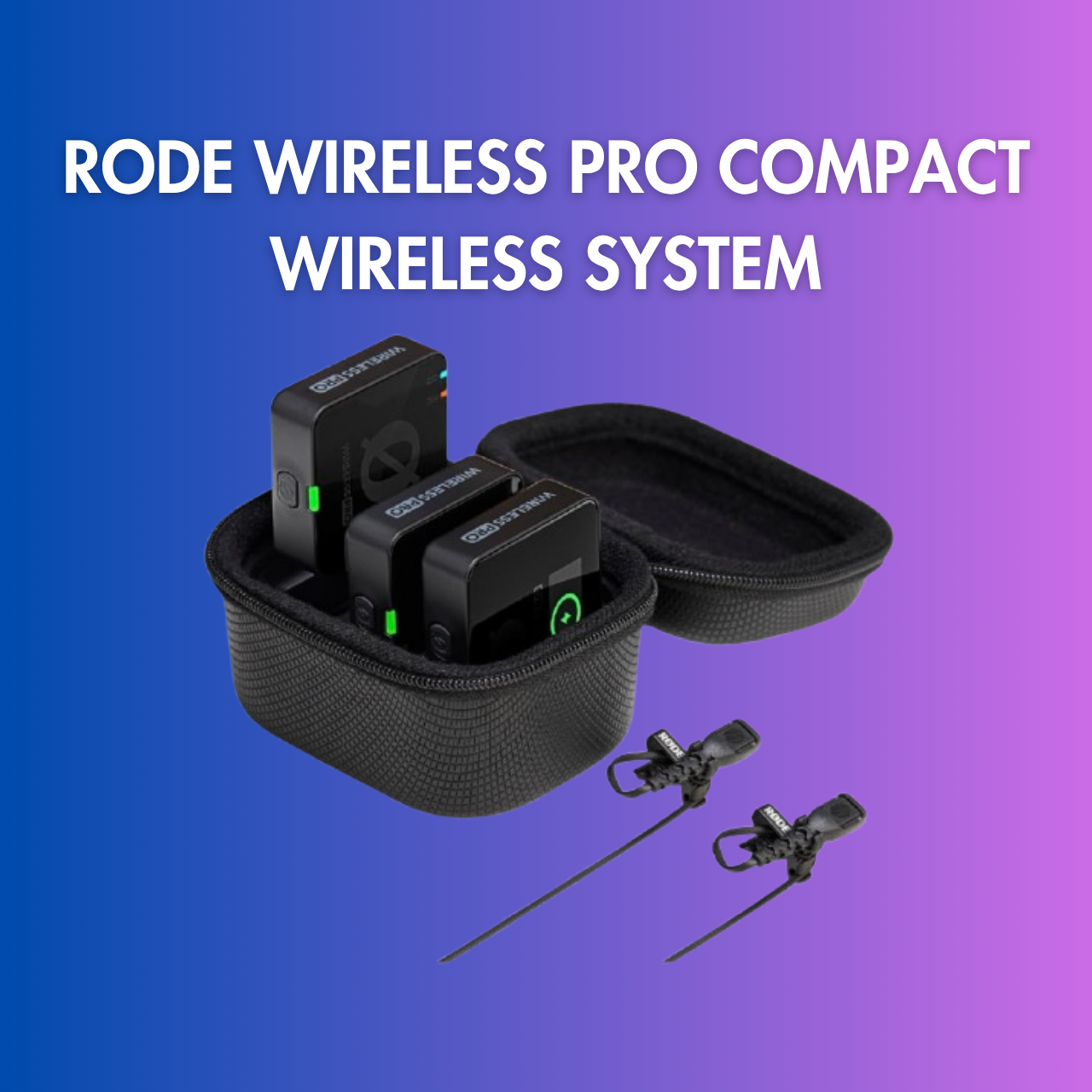 Rode wireless pro compact wireless system 