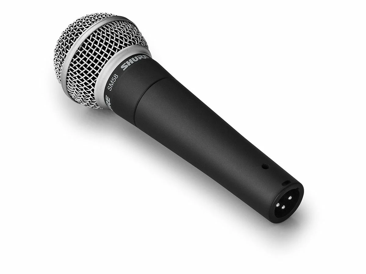 Shure sm58 mikrofon til leie – bransjestandard vokalmik