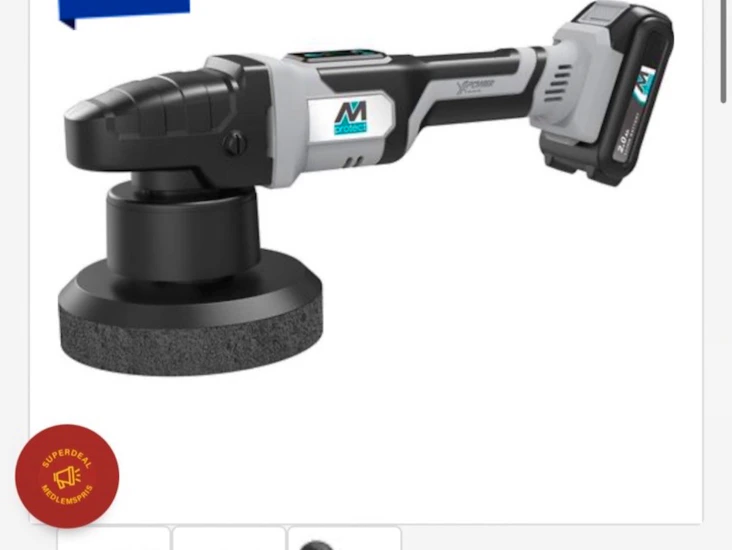 Polermaskin batteridriven