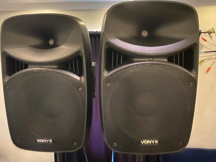 Högtalare 1000w med stativ