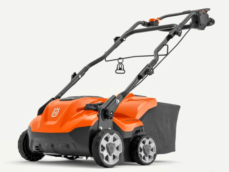 Husqvarna plenlufter/vertikalskjærer (230v)