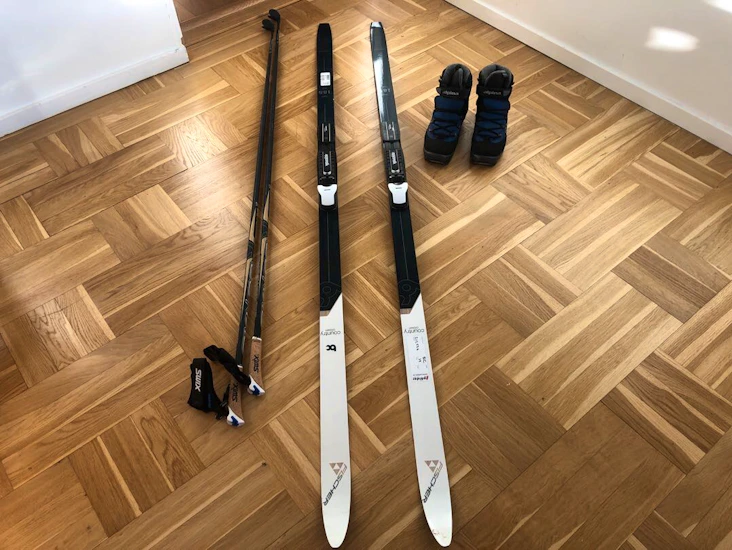 Komplett utrustning turåkning