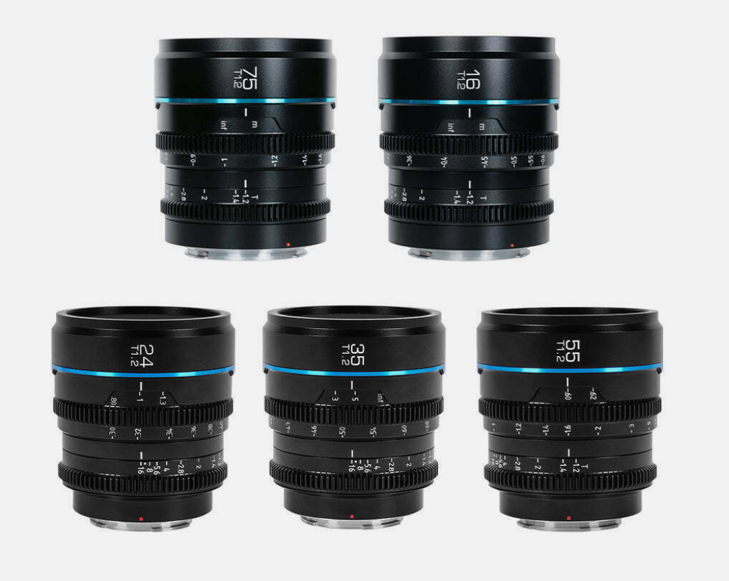 Sirui night walker 5-lens set l-mount
