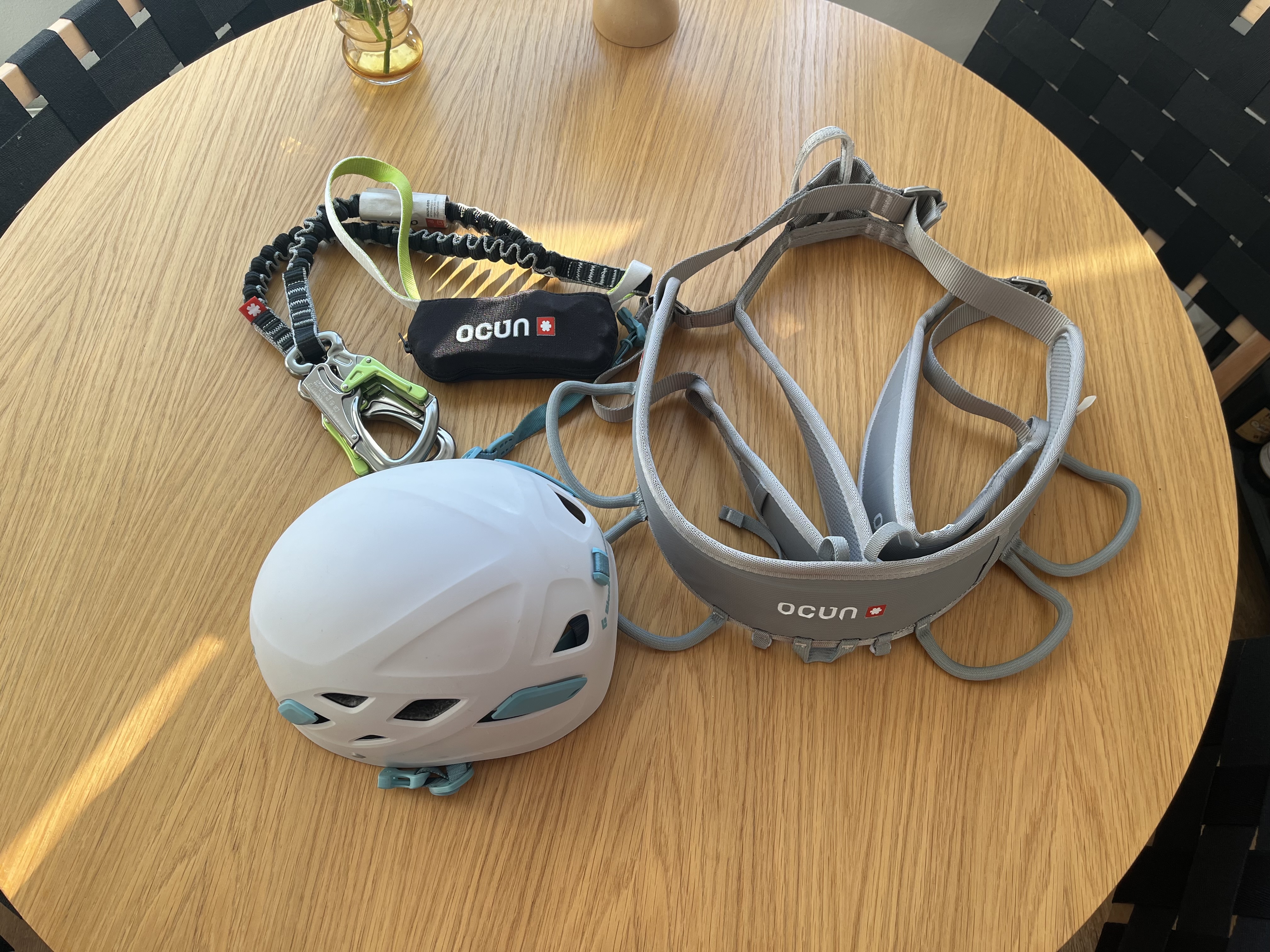 Via ferrata setti + kypärä xs/m