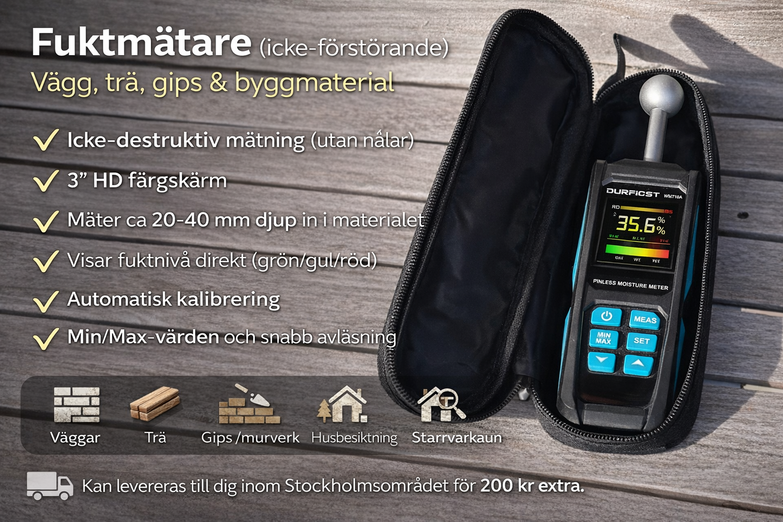Fuktmätare (icke-förstörande)