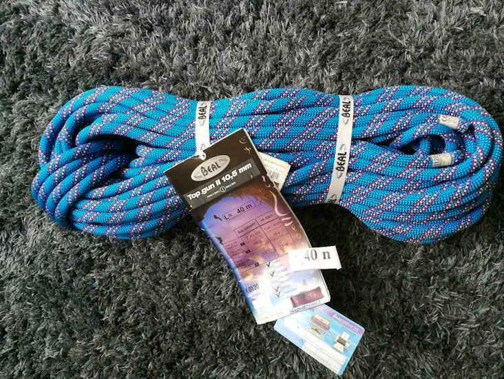 Rep klätterrep beal top gun ii 10,5mm 40m