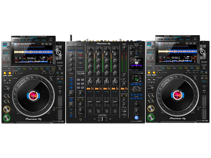 2x pioneer cdj-3000 + djm-a9 mixer