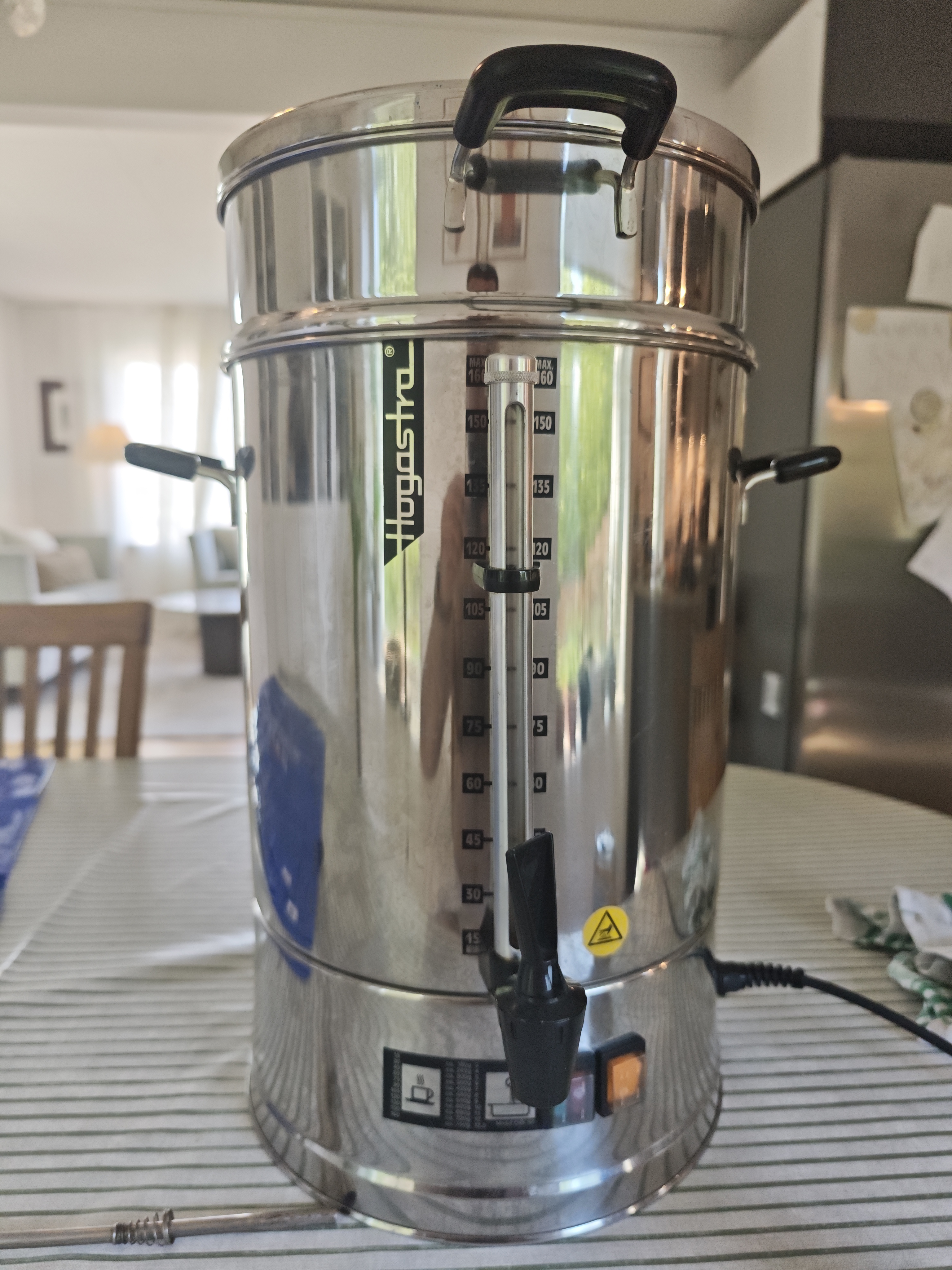 Hogastra cns 160 kaffeperkolator – upp till 160 koppar