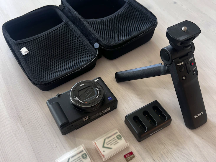 Sony zv-1 vloggkamera – komplett paket